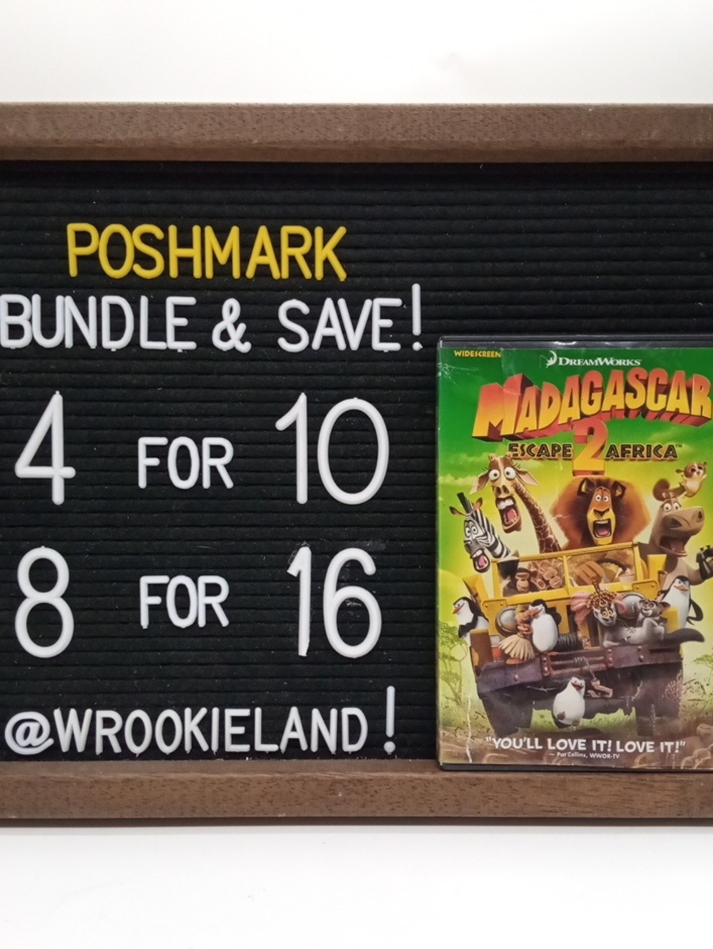 Madagascar 2 Escape Africa DVD#J57